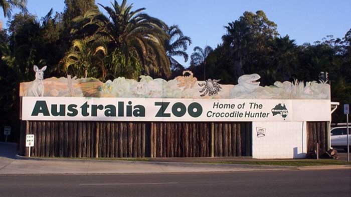 Вид на вход зоопарка Австралии