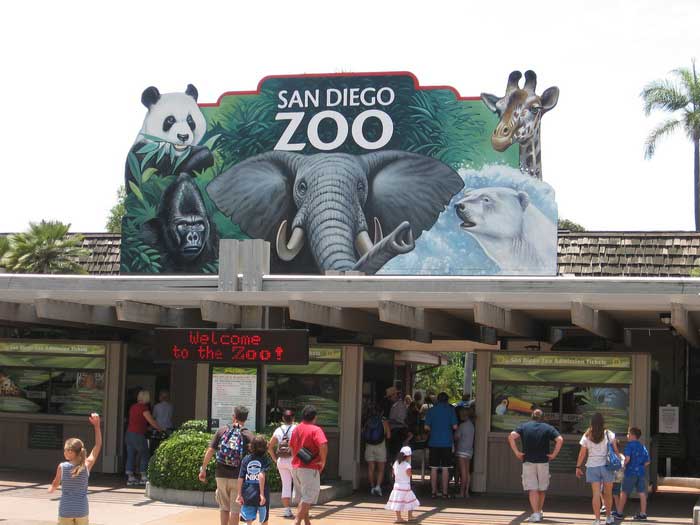 Вход в зоопарк Сан-Диего