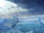 Арктический пейзаж зимой